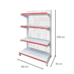 Rak Gondola Minimarket Tipe Single Well Ukuran 170x70x90 - Copy